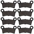 Niche Brake Pad Set For Harley-davidson Street Glide Tri 83911-09b Rear Semi-metallic 4 Pack