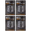 Niche Brake Pad Set For Harley-davidson Street Glide Tri 83911-09b Rear Semi-metallic 4 Pack