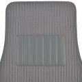 Bdk Universal Fit Premium Corrugated Fine Ribbed Carpet Floor Mat Gray