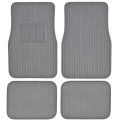 Bdk Universal Fit Premium Corrugated Fine Ribbed Carpet Floor Mat Gray 