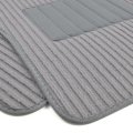 Bdk Universal Fit Premium Corrugated Fine Ribbed Carpet Floor Mat Gray