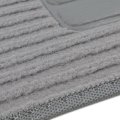 Bdk Universal Fit Premium Corrugated Fine Ribbed Carpet Floor Mat Gray