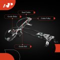 A-premium Power Window Regulator Without Motor Compatible With Cadillac Escalade 2002-2006 Chevrolet Tahoe Gmc Yukon 2000-2006
