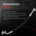 A-premium A C Suction Line Hose Assembly Compatible With Ford Mustang 2015-2017 0l 2015-2020 5 2l Compressor To Evap