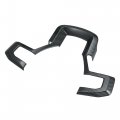 X Autohaux 4 Pcs Abs Carbon Fiber Pattern Dashboard Steering Wheel Panel Trim Sticker Black For Ford F-150 2015 2016 2017 2018