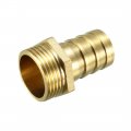 Uxcell Brass Barb Hose Fitting Connector Adapter 25mm Barbed X 1 Pt Male Pipe
