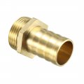Uxcell Brass Barb Hose Fitting Connector Adapter 25mm Barbed X 1 Pt Male Pipe