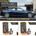 Amber Red Led Strips For 2015-2023 Chrysler 300 Ld Black Front Rear Bumper Side Marker Light Fender Lamp Replacement 4 Piece