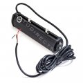 Red Led Strobe Lights For Grille Lte2-166 1 Pair High Power Waterproof Warning With 18 Flash Patterns 7 In X 2 Lens