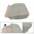 Wflnhb Perforated Artificial Leather Front Driver Side Bottom Seat Cover Gray Replacement For Acura Rdx 2007-2012