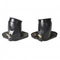 Wflnhb A Pair Of Intake Boot Replacement For Yamaha Xvs650 V-star 1997-2015 4tr-13586-01-00 Black