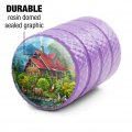 Cabin Critters Deer Raccoons Rabbits And Fox Valve Stem Caps For Tire Rim Wheel Aluminum Purple