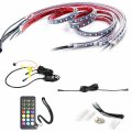 Led Under Car Body Ground Effects Light Kit 4 Flexible Strips With Wireless Controller App Chasing