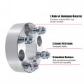 X Autohaux 1 5 Wheel Spacers Adapter 4 06 Bolt Pattern 2 44 Center Bore M12x1 25 Studs Size Wheel Spacer Fits For Atv Car Golf