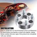 X Autohaux 1 5 Wheel Spacers Adapter 4 06 Bolt Pattern 2 44 Center Bore M12x1 25 Studs Size Wheel Spacer Fits For Atv Car Golf