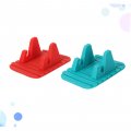 Hemobllo 4 Pcs Lazy Phone Holder Desktop Magnetic Car Mounted Stand Holders For Cars Stable Mount Rack Telephone Navigator