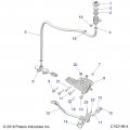 Polaris Rzr Master Cylinder Foot Assembly 3 4 In Genuine Oem Part Qty 1