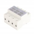 3 Phase Din Rail Voltmeter Power Meter Ac90a 500v Digital Ammeter Automatic Overvoltage Overcurrent Protector 3 Watt Kwh Amp