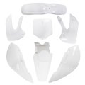 Motorcycle Plastic Mudguard Fairing Kit For Suzuki Rm65 Kx 65 Klx 110 Klx110 Drz110 White Abs Body Panel Set With Front Rear 
