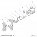 Polaris Ranger Brake Piston 1 5 Al Grooved Genuine Oem Part 38775 Qty Ranger Brake Piston 1 5 Al Grooved Genuine Oem Part 38775