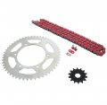 Red Chain Sprockets Fit Yamaha 2003-2006 Wr450f 2005-2006 Yz450f 14 52 116l