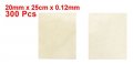 Uxcell 300pcs 20mm X 25mm 0 12mm Repairing Part Mica Insulator Sheets