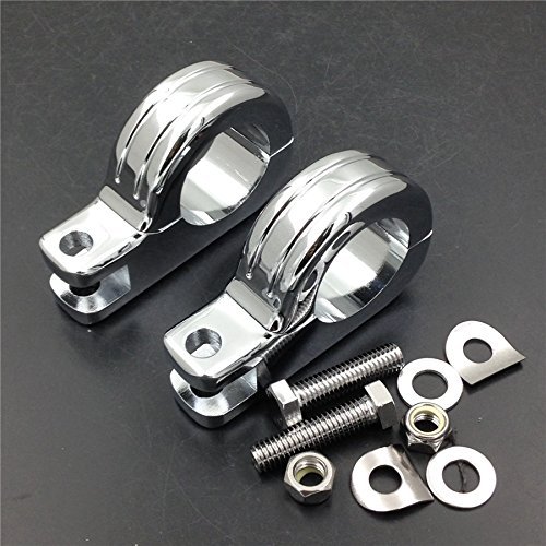 Httmt Mt216-057- 1 2 Engine Guard Footpeg P Clamps For Gl Vt1100 Vtx1300 1800 Vlx600 Chromed