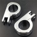 Httmt Mt216-057- 1 2 Engine Guard Footpeg P Clamps For Gl Vt1100 Vtx1300 1800 Vlx600 Chromed