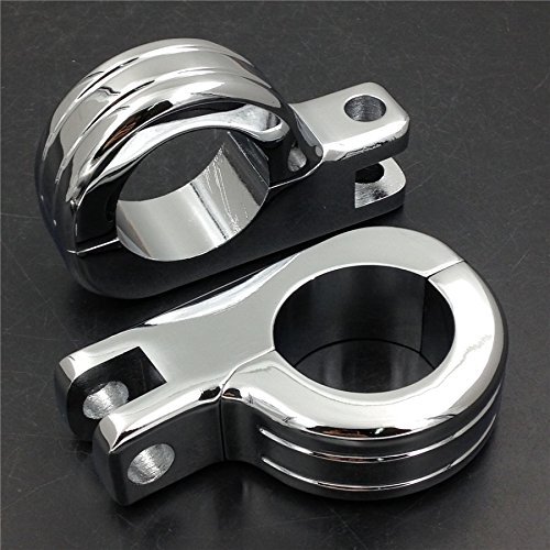 Httmt Mt216-057- 1 2 Engine Guard Footpeg P Clamps For Gl Vt1100 Vtx1300 1800 Vlx600 Chromed