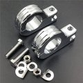 Httmt Mt216-057- 1 2 Engine Guard Footpeg P Clamps For Gl Vt1100 Vtx1300 1800 Vlx600 Chromed