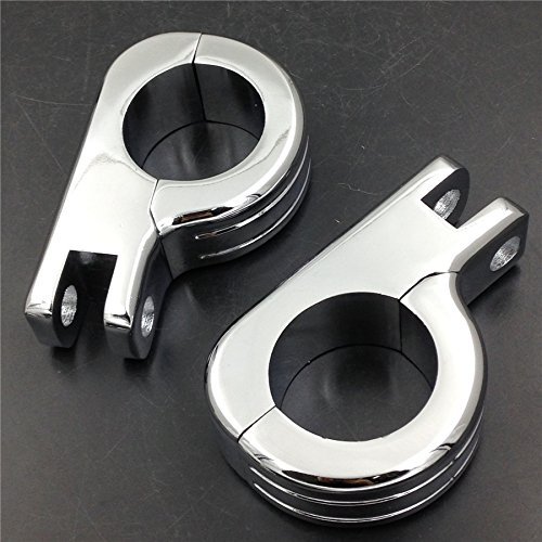 Httmt Mt216-057- 1 2 Engine Guard Footpeg P Clamps For Gl Vt1100 Vtx1300 1800 Vlx600 Chromed