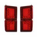 Led Tail Lights For Polaris Ranger 1000 Xp And Crew 2018 2019 2020 2021 Right Side Rear Light Assembly Red Polycarbonate Lens 