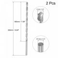Uxcell Hss High Speed Steel Extra Long Twist Drill Bits 7 5mm Diameter 250mm Length 2 Pcs