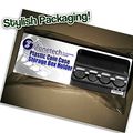 Zone Tech Coin Case Storage Box Classic Black Premium Plastic Holder Container Organizer Quality