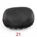 Topteng Universal Black Backrest Cushion Pad For Yamaha Honda Suzuki Kawasaki Bikes