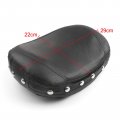 Topteng Universal Black Backrest Cushion Pad For Yamaha Honda Suzuki Kawasaki Bikes