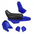 Gxywady Plastic Fender Body Blue Fairing Gas Tank Kit W Seat Replacement For Yamaha Pw50 Py50 Y-zinger