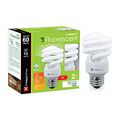 Xtricity Compact Fluorescent T2 Spiral Cfl Energy Saver Light Bulb 13w 60w Equivalent 120 Volt 900 Lumens 5000k Soft White E26 