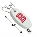 Graphics More Bradley University Secondary Logo Floating Keychain Oval Foam Fishing Boat Buoy Key Float