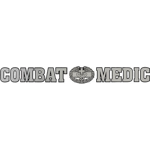 Us Army Combat Medic Clear Window Strip