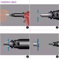 Hifrom 100pcs Rivet Nut Zinc Plated Carbon Steel Insert Unc 5 16-18 Flat Head Threadeds Knurled Body Nut