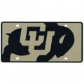 Colorado Buffaloes Full Color Mega Inlay License Plate 