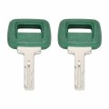 Firmusparts 5pcs Ignition Key 11039228 Laser Cut Compatible With Volvo Articulated Hauler A20c A25c A25d A30c A35c Da25d Da30d