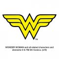 Graphics More Wonder Woman 80th Red Logo Pose Novelty Metal Vanity Tag License Plate