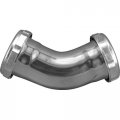 Keeney 672pc 22-gauge 45-degree 1 2 Coupling Elbow Polished Chrome 