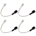 Aftermarket Speaker Harness 2 Pair For Buick Enclave 2018 To 2020 Plug And Play Copper Wiring Connector Set Front Rear Doors 