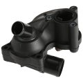 A-premium Engine Coolant Thermostat Housing Assembly Compatible With Ford Explorer Ranger Sport Trac Mazda B4000 Mountaineer