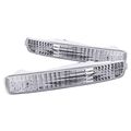 Anzo Usa 511009 Turn Signal Light Assembly Euro Clear Lens Pair Chrome 