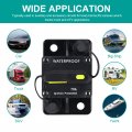 70 Amp Circuit Breaker With Manual Reset 12v-48v Dc For Car Marine Trolling Motors Boat Atv Power Protect And Automotive Audio
