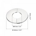 Uxcell Wall Split Flange 201 Stainless Steel Round Escutcheon Plate For 61mm Diameter Pipe 3pcs